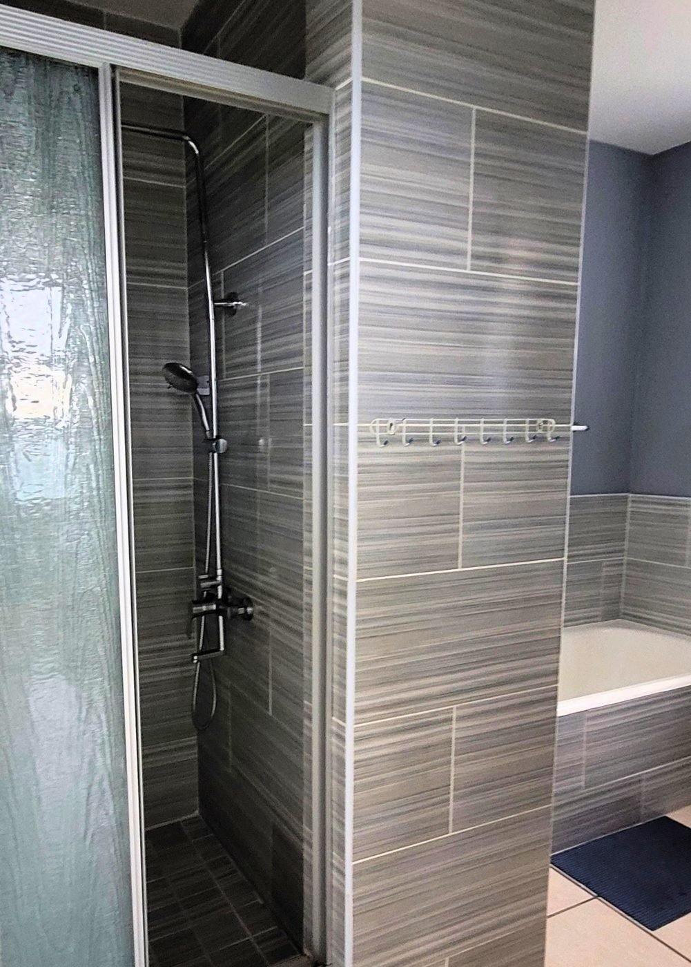 Piece of Paradise — bathroom with walk-in shower
