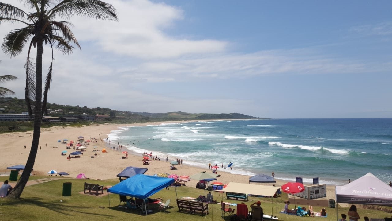Scottburgh Beach bay from the apartments
